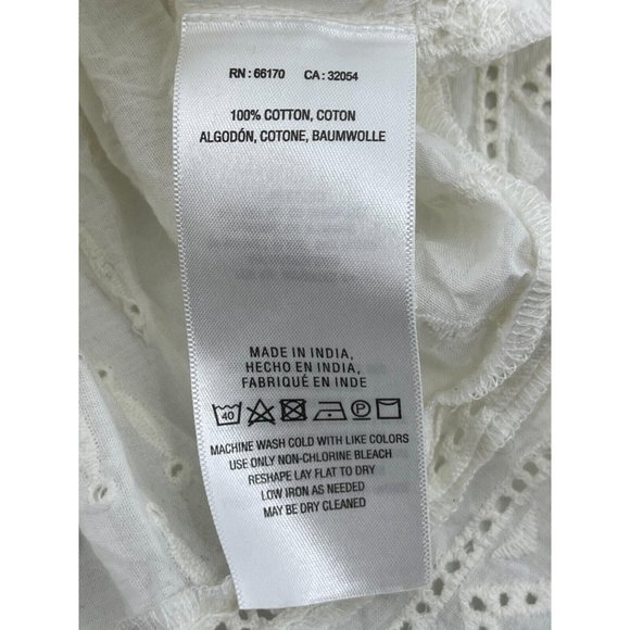 Anthropology Meadow Rue Women's Long Sleeve Crochet Boho Shirt Top Size Small - Picture 9 of 12